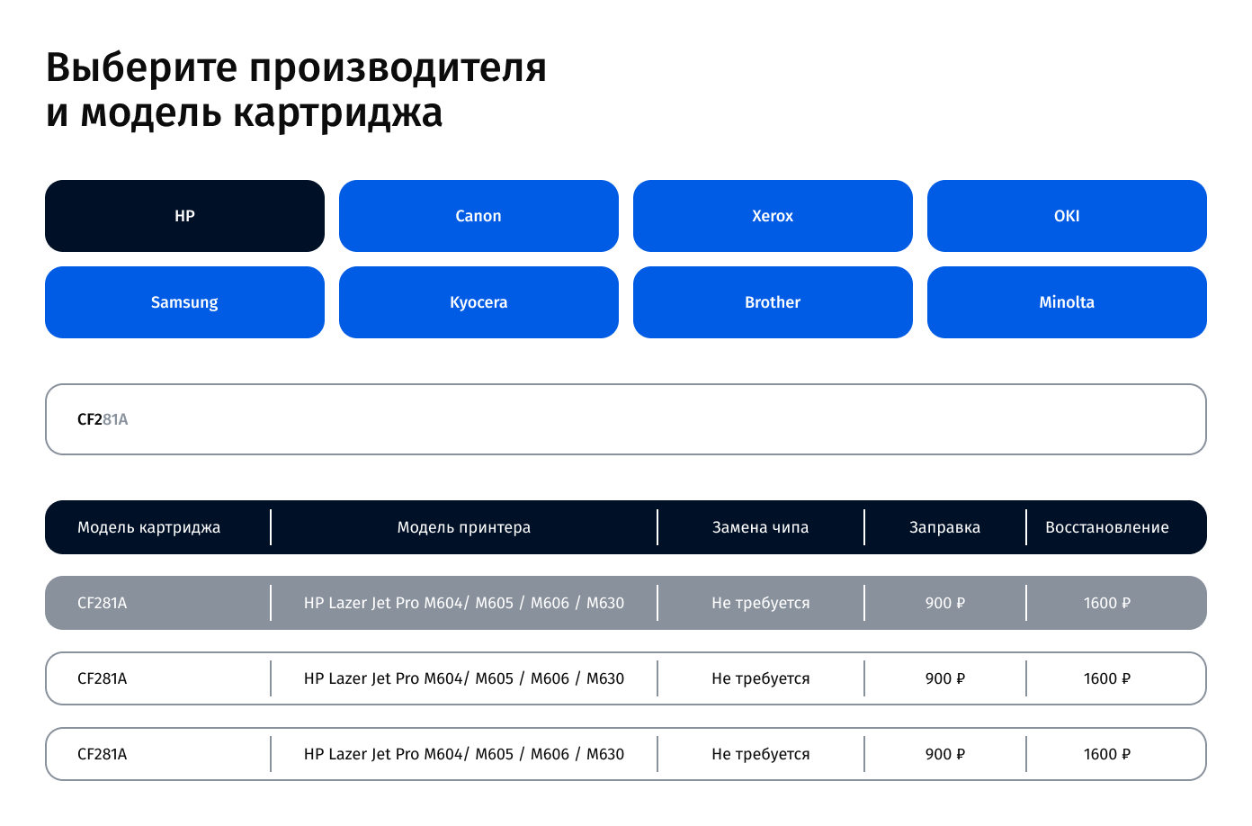 Сайт каталог