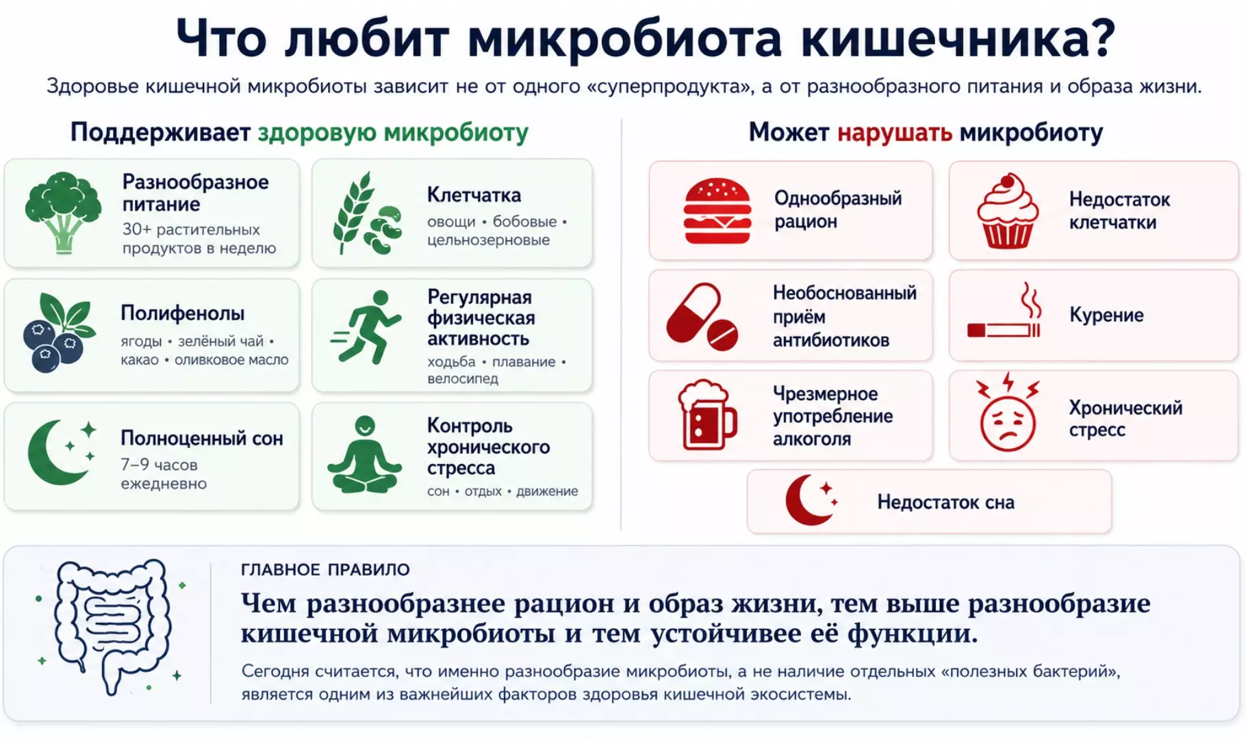 что любит микробиота