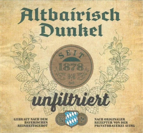 Altbairisch Dunkel Unfiltriert