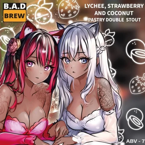 LYCHEE, STRAWBERRY AND COCONUT