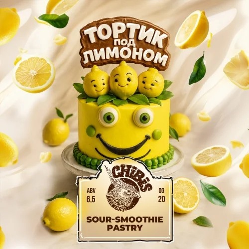 Тортик под лимоном