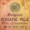 Belgian Brune Ale. Peche et Framboise