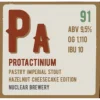 Protactinium Pastry Imperial Stout Hazelnut Cheesecake Edition