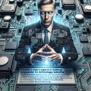 Xi Calls for China to Challenge Rivals' Tech Lead Amid US Chip Clash