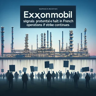 ExxonMobil warns French refinery could halt operations if strike persists