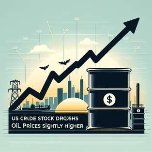 US crude stock draw pushes oil prices slightly higher