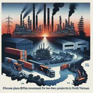 Foxconn Plans $551M Investment for Two Projects in North Vietnam