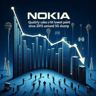 Nokia Quarterly Sales Hit Lowest Point Since 2015 Amid 5G Slump