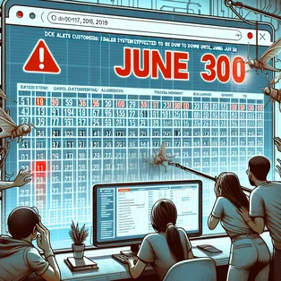 CDK Alerts Customers: Dealer System Expected to be Down Until June 30