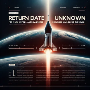 Return date unknown for NASA astronauts launched via Boeing capsule