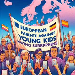 European parents unite against young kids having smartphones
