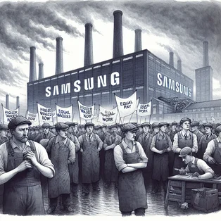 Samsung Union to Stage Three-Day Strike Demanding Higher Wages