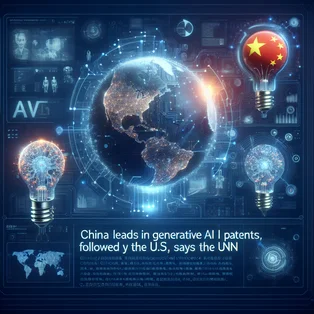 China leads in generative AI patents, followed by the US, says the UN