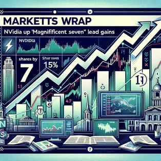 'Markets Wrap: Nvidia Up 5%, 'Magnificent Seven' Lead Gains'