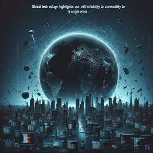 Global tech outage highlights our vulnerability to a single error
