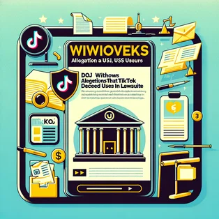 DOJ Withdraws Allegations That TikTok Deceived US Users in Lawsuit