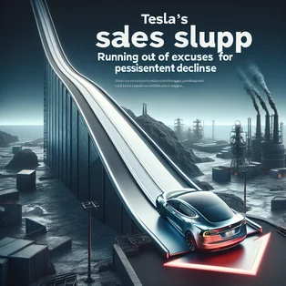 Tesla's Sales Slump: Running Out of Excuses for Persistent Decline