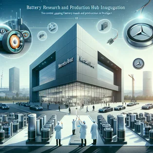 Mercedes-Benz inaugurates battery research and production hub in Stuttgart