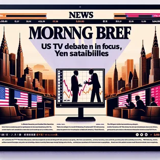 Morning Brief: US TV Debate in Focus, Yen Stabilizes