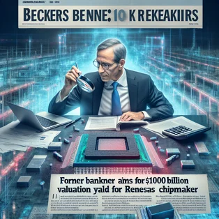 Former Banker Aims for $100 Billion Valuation for Renesas Chipmaker