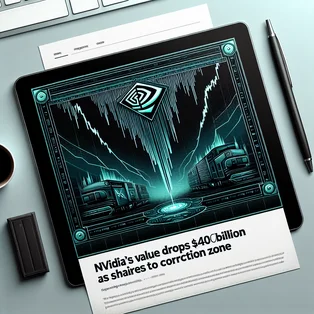 Nvidia's Value Drops $400 Billion as Shares Enter Correction Zone