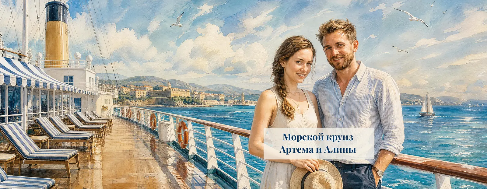Книга-путешествие. Морское путешествие: корабли, волны, порты. — обложка