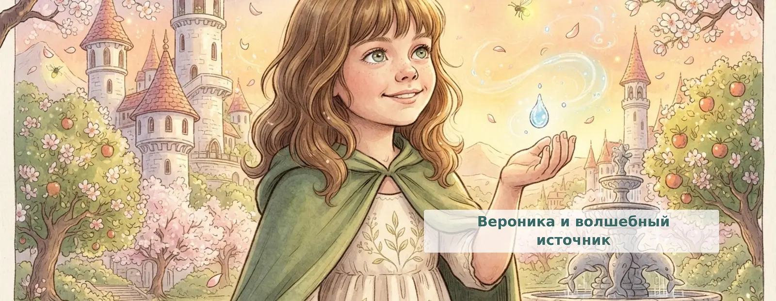 Персональная иллюстрированная история. Волшебная сказка: сказочное королевство, магия, чудеса. — обложка