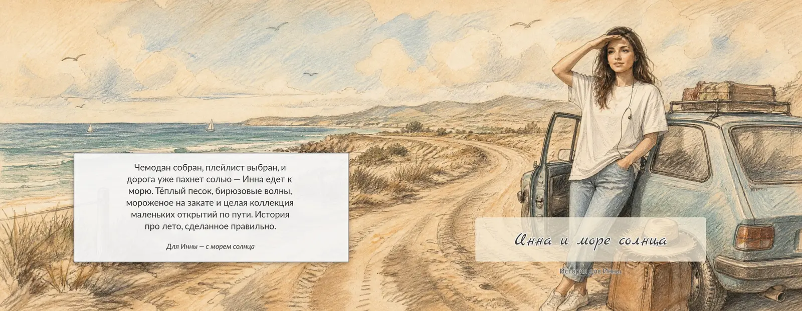 Книга-путешествие. Пляжный отдых: море, песок, солнце. Автопутешествие — обложка