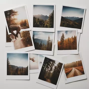 Фото в стиле Instax