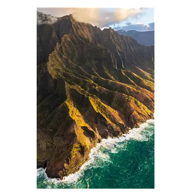 Фото на холсте берег зеленого острова, размера 60x90