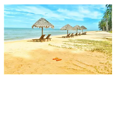 Фото на холсте песчаный пляж, размера 75x50