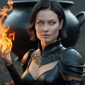 «Мистическая богиня в броне»