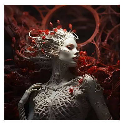 Фото на холсте ai girl, размера 40x40