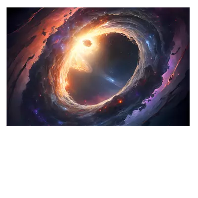 Фото на холсте квазар, размера 75x50