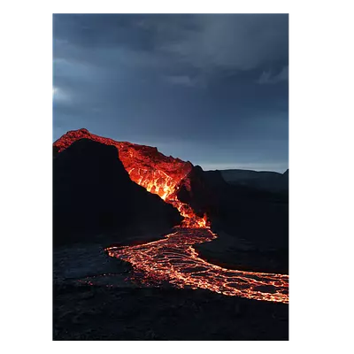 Фото на холсте лава, размера 30x40
