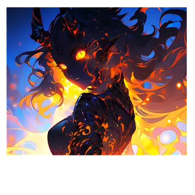 Фото на холсте demonic girl, размера 60x50