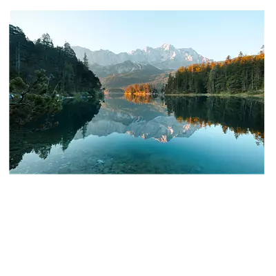 Фото на холсте озеро с горами, размера 60x40