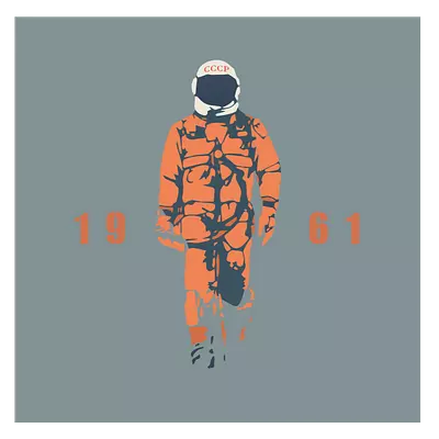 Фото на холсте гагарин, размера 40x40