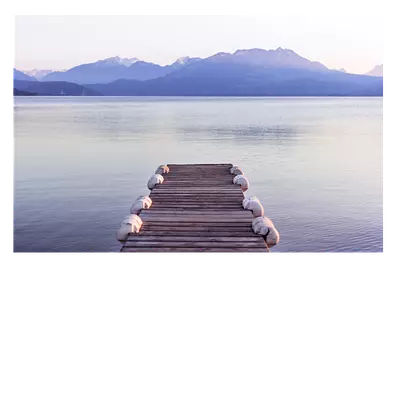 Фото на холсте пристань, размера 60x40