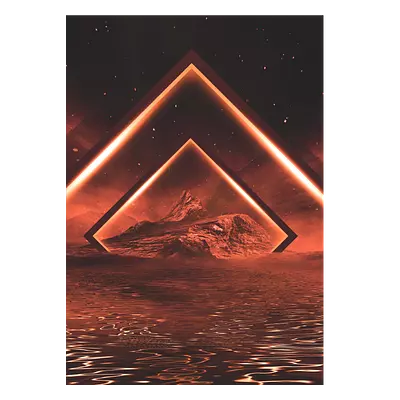 Фото на холсте геометрическая абстракция, размера 50x70