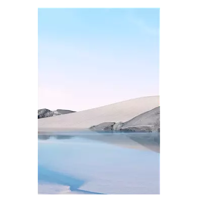 Фото на холсте песок с водой, размера 80x120