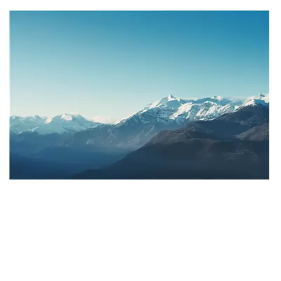 Фото на холсте горы, размера 90x60