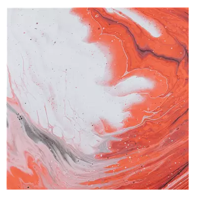 Фото на холсте красные волны, размера 30x30
