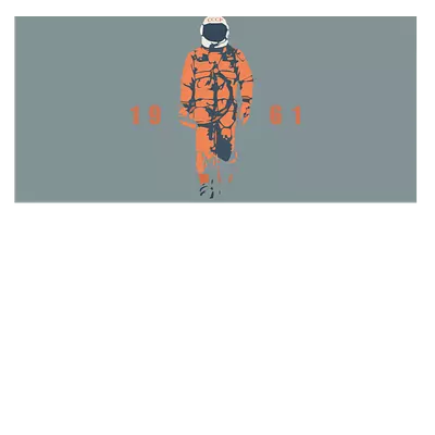 Фото на холсте гагарин, размера 60x30