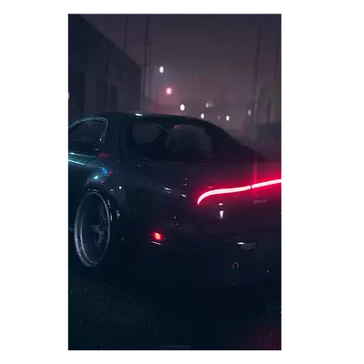 Фото на холсте mazda rx-7, размера 30x45