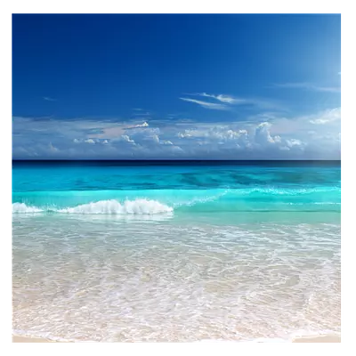 Фото на холсте солнечный пляж, размера 50x50