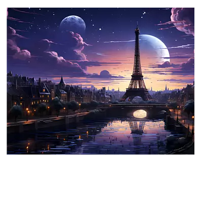 Фото на холсте фантастический лондон. размер 50х40 см.
