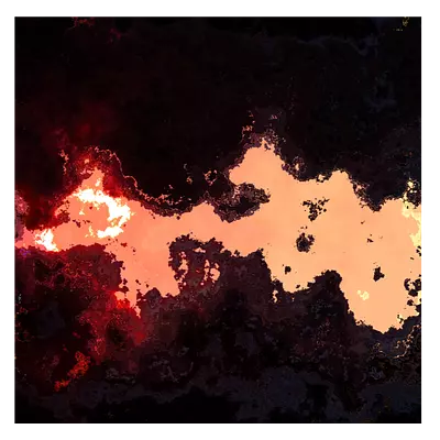 Фото на холсте абстракция лавы, размера 100x100