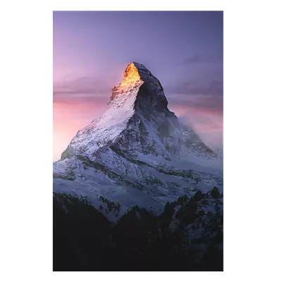 Фото на холсте горный пик, размера 80x120