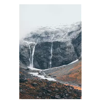 Фото на холсте горный ручей, размера 80x120